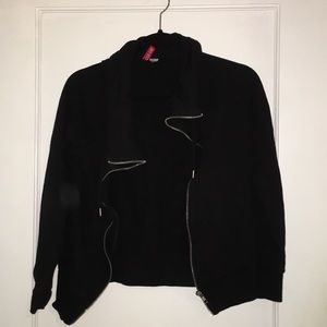 H&M Zipper Sweater w Chimney Collar
